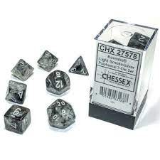 Borealis Polyhedral Light Smoke/Silver Luminary 7-Die Set CHX27578